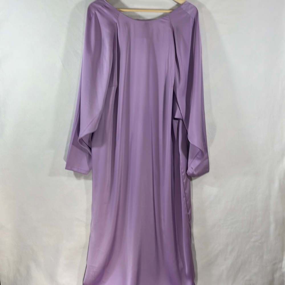 H&M long satin dress